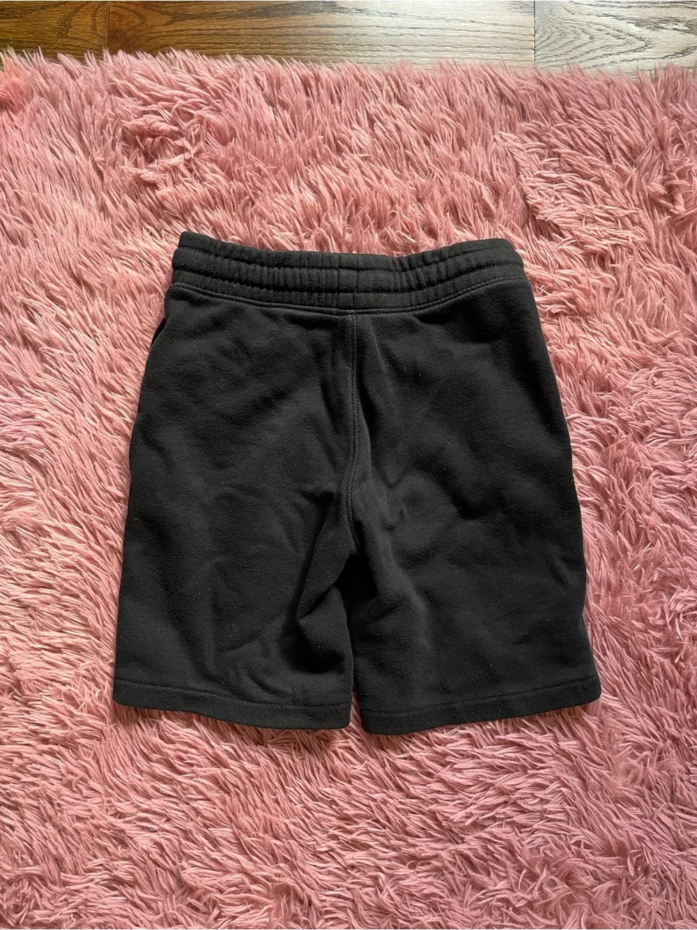 Old Navy Black Knit Shorts with White Drawstring